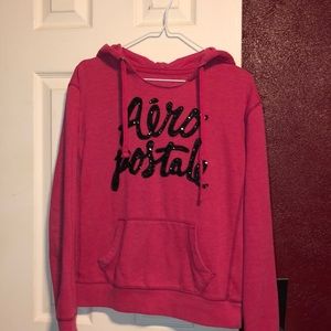 A Worn Pink Hoodie For Teen Girls. (Small/petite)